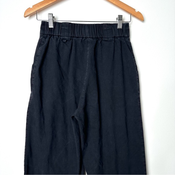 I.AM GIA Black Cobain Elastic Cuff Relaxed Fit Pants with Chain Loops - Picture 13 of 14